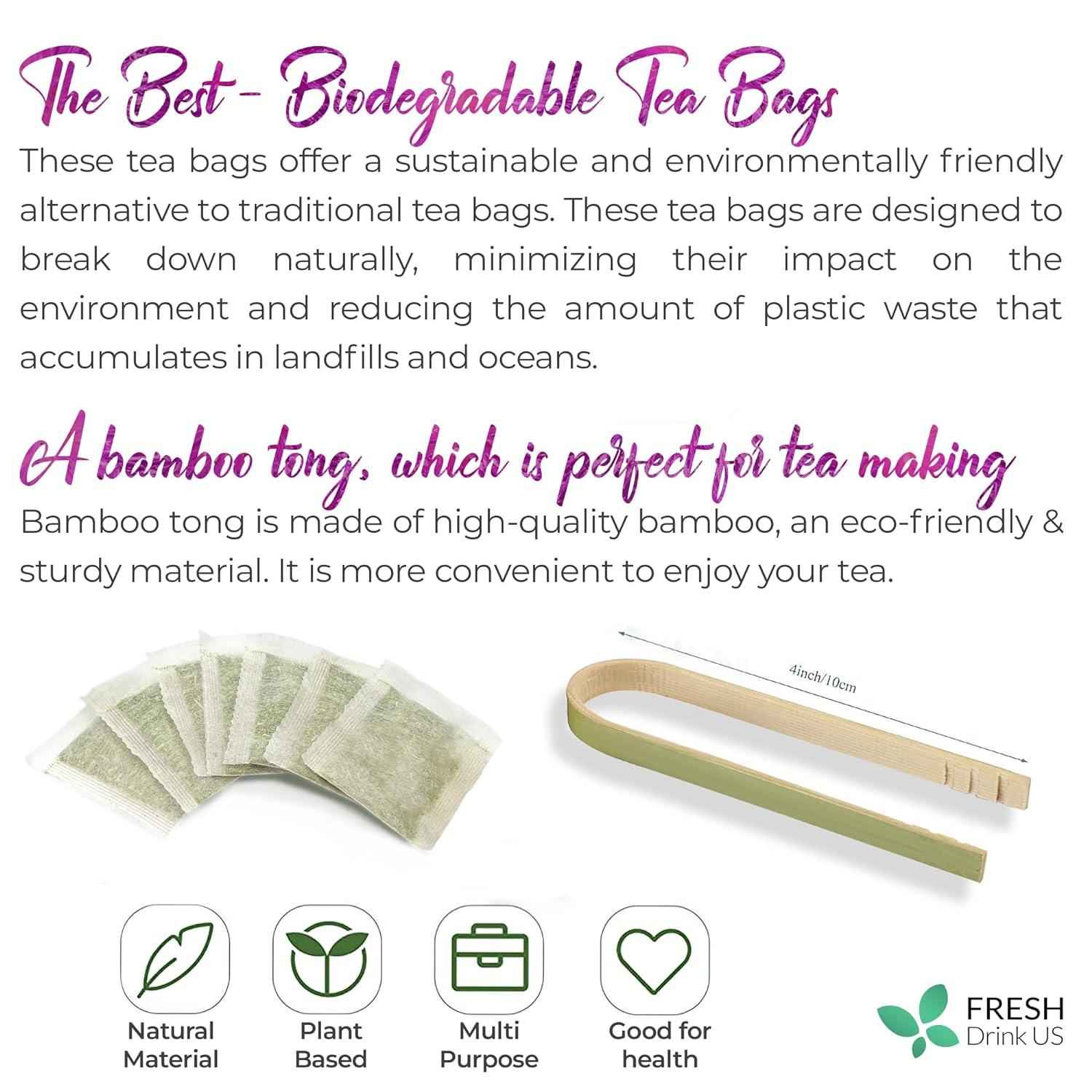 Premium Milk Thistle Tea Bags, 100% Natural &amp; Pure from Milk Thistle Seeds. Milk Thistle Seed Herbal Tea. Milk Thistle Seed Tea. Made with Natural Material Tea Bags. No Sugar, No Caffeine, No Gluten, Vegan.