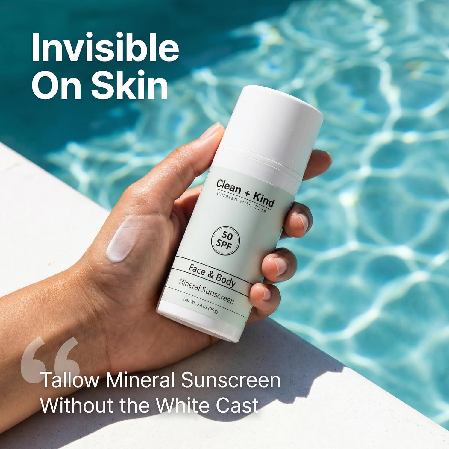 Tallow Mineral Sunscreen by Clean + Kind