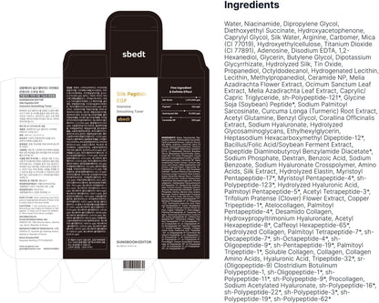 Sungboon Editor Silk Peptide EGF Intensive Smoothing Toner  DestGlow