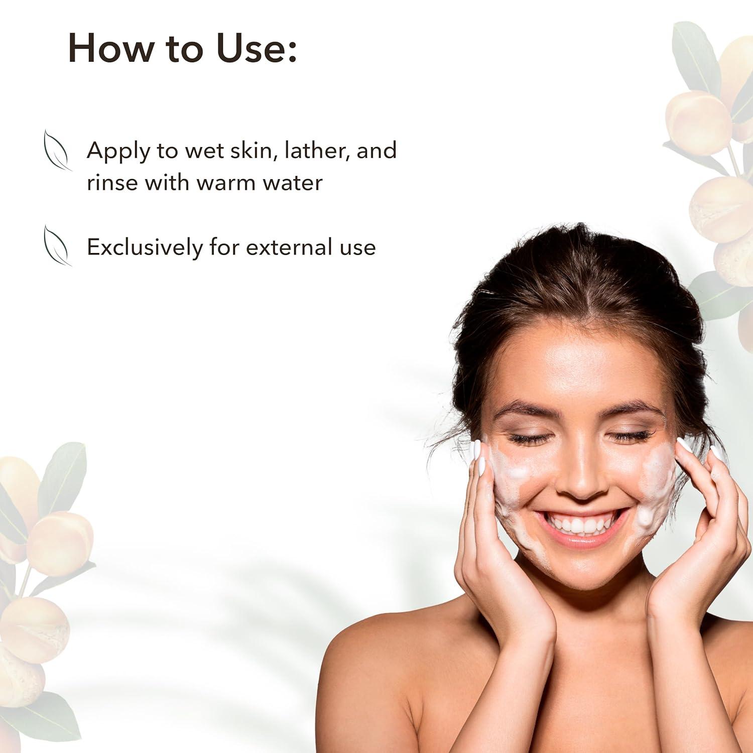 x-Facial Foam Cleanser Revitalizing &amp; Nourishing Organic Argana by Damask Rose