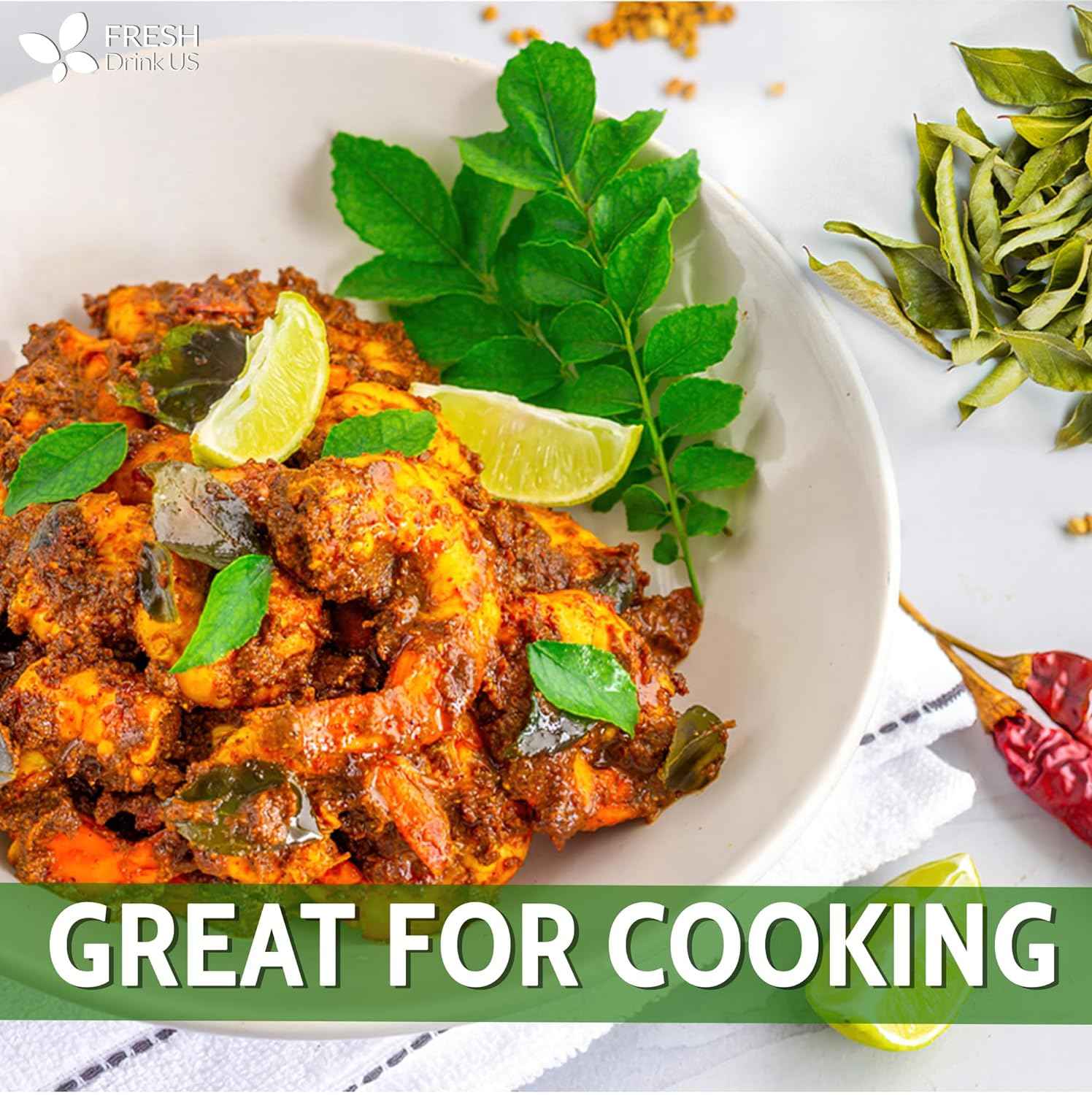 Premium Curry Leaves, Whole Dried Leaves, 100% Natural, Pure Curry Leaves, Hand-made, Wildcrafted, Indian Spice for Cooking, Curry Leaf Dried, No Additives, No Gluten, Vegan