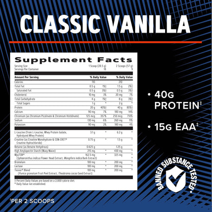 GNC AMP Wheybolic Alpha with MyoTOR – Classic Vanilla (9 Servings) by Top Vita Shop