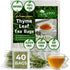 Premium 40 Thyme Leaf Tea Bags, 100% Natural & Pure, Loose Leaf Herbal Tea.