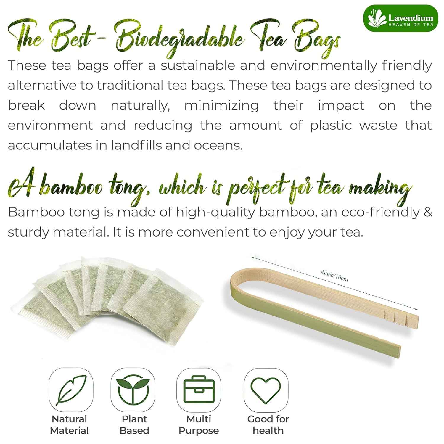 Premium Gymnema Leaf Tea Bags for Diabetics, 100% Natural &amp; Pure from Gymnema Leaves.