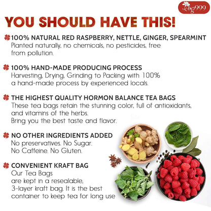 Hormone Balance Natural Menstrual Cycle Support Tea