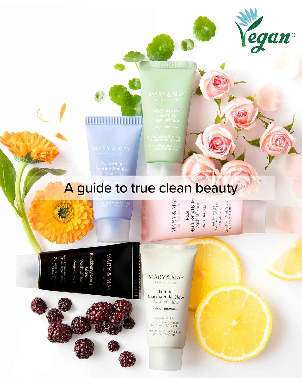 Mary &amp; May Vegan Wash Off Mask Mini Gift Set