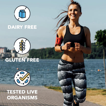 Pro-100 Probiotic - 100 Billion CFU with 13 Strains, Vitamin C &amp; Zinc for Digestive &amp; Immune Health - DestGlow