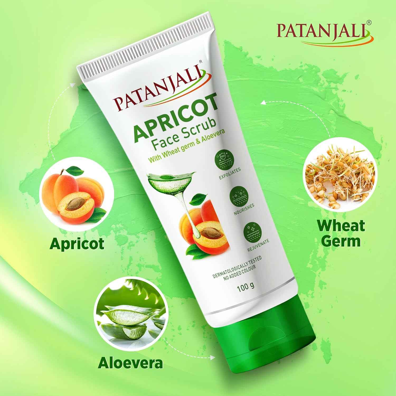 Patanjali Apricot Face Scrub