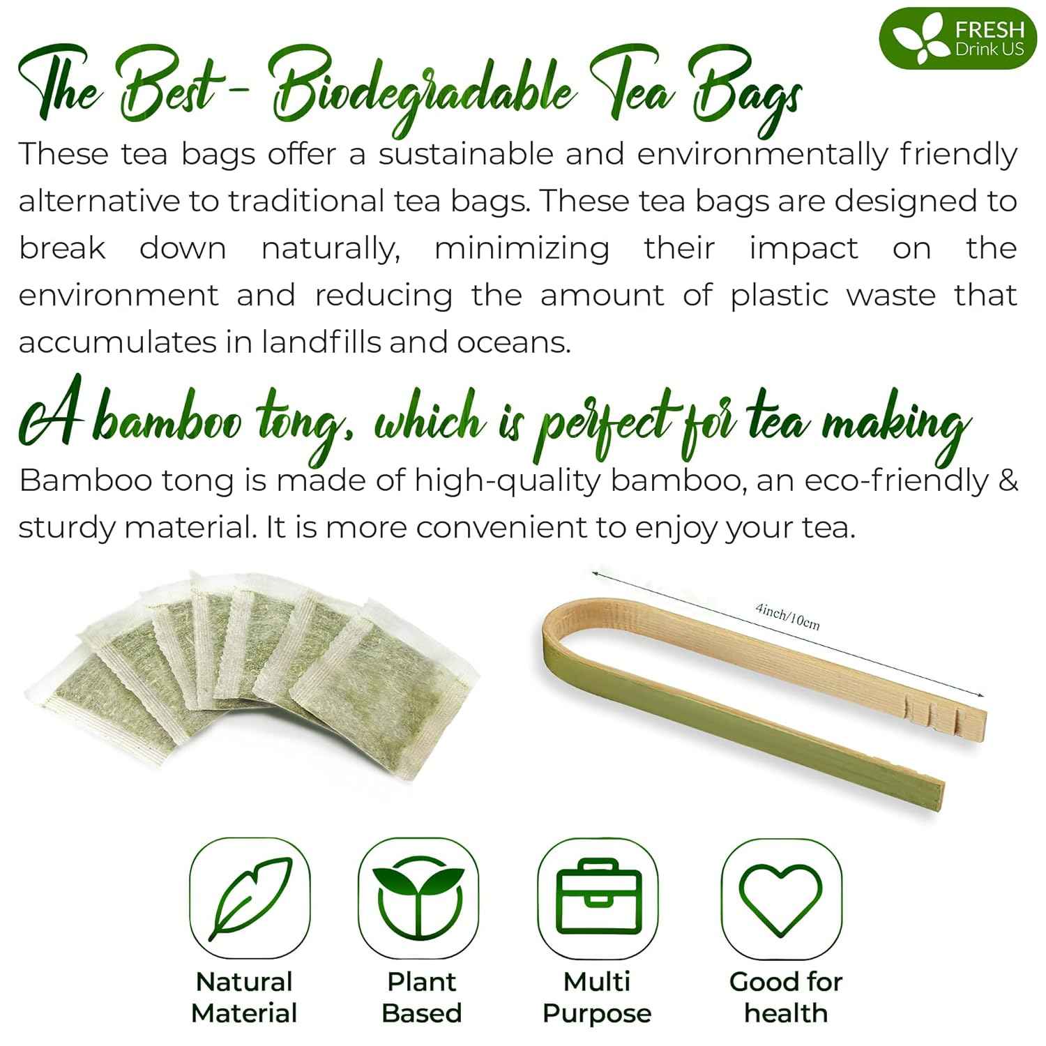 Premium Tulsi Moringa Lemongrass  Tea Bags, 100% Natural &amp; Pure from Tulsi Holy Basil Leaves, Moringa &amp; Lemongrass.