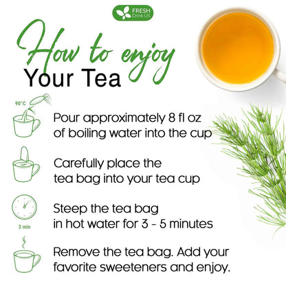 Premium Horsetail Leaf Tea Bags, 100% Natural &amp; Pure from Horsetail Loose Leaves Herbal Tea. No Sugar, No Caffeine, No Gluten, Vegan.