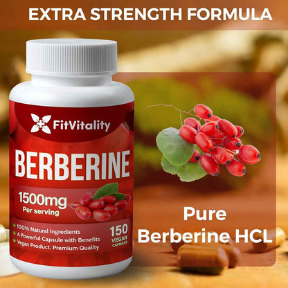 Premium Berberine Supplement, Non-GMO, Gluten-Free