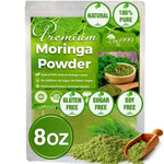 Premium Moringa Leaf Powder, 100% Natural and Pure from Moringa Leaves, No Additives, No Gluten, No Sugar, Vegan