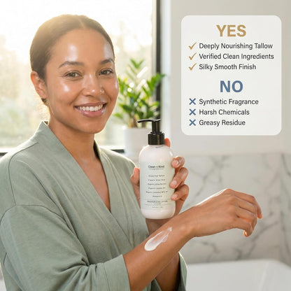Tallow Lotion by Clean + Kind
