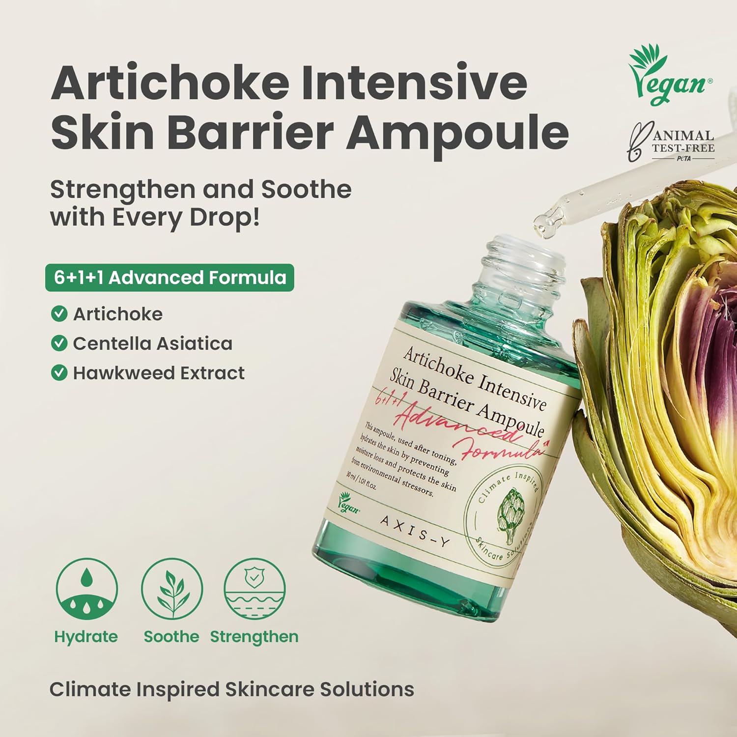 AXIS-Y Artichoke Intensive Skin Barrier Ampoule by AsiaBeautyMall