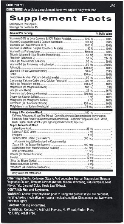GNC Mega Men Energy &amp; Metabolism – 90 Caplets by Top Vita Shop