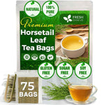 Premium Horsetail Leaf Tea Bags, 100% Natural & Pure from Horsetail Loose Leaves Herbal Tea. No Sugar, No Caffeine, No Gluten, Vegan.