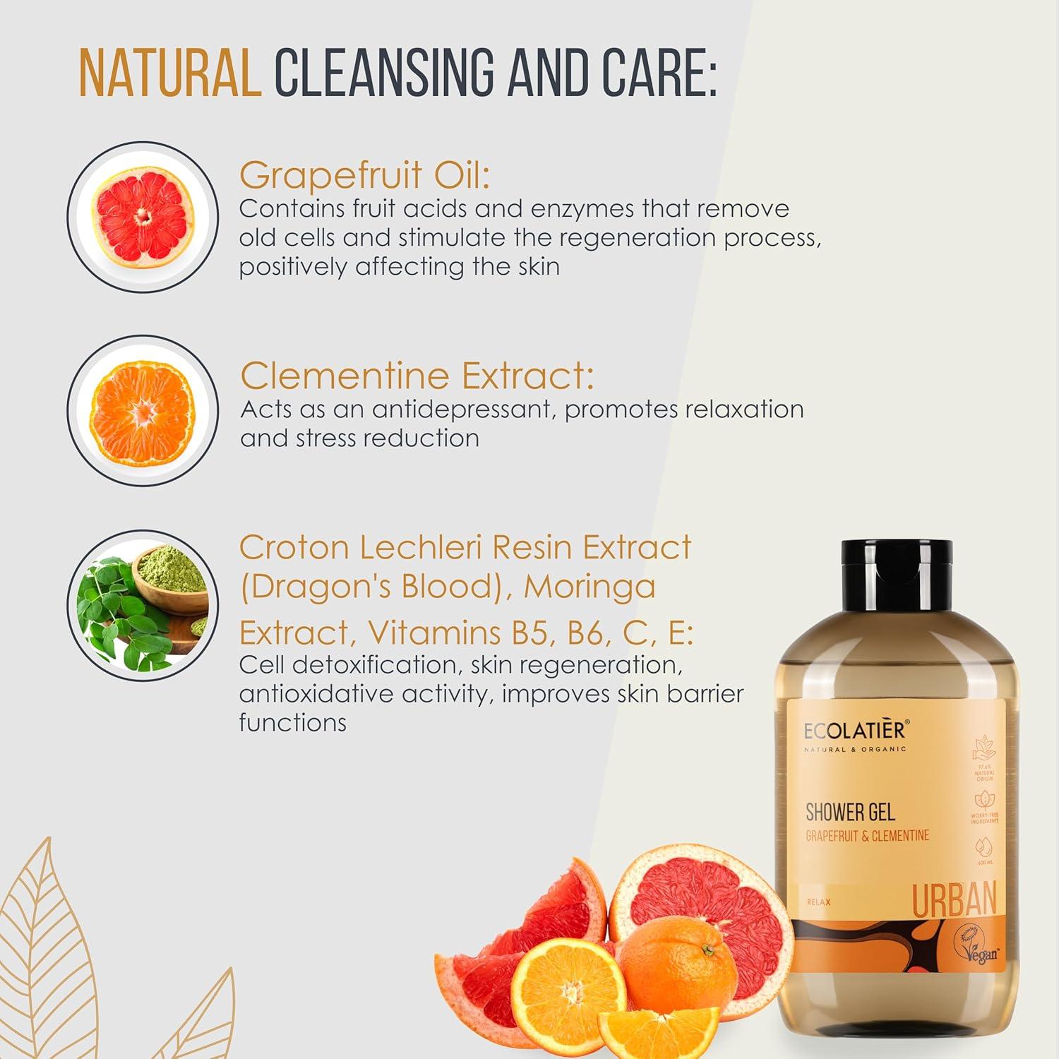 x-Shower Gel Grapefruit &amp; Clementine by Damask Rose