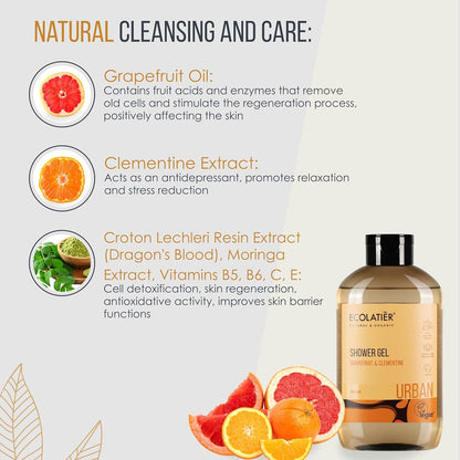 x-Shower Gel Grapefruit &amp; Clementine by Damask Rose