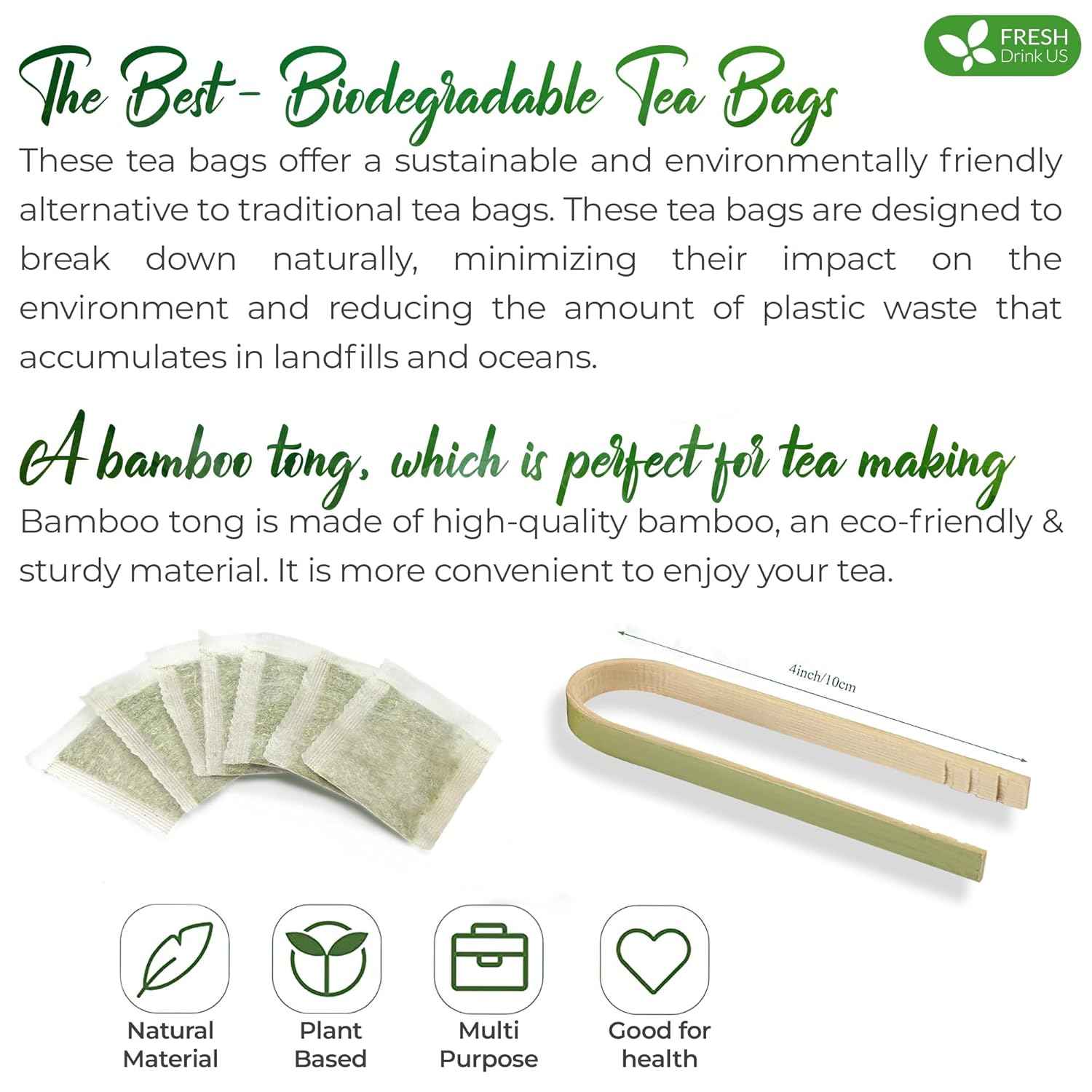 Premium Horsetail Leaf Tea Bags, 100% Natural &amp; Pure from Horsetail Loose Leaves Herbal Tea. No Sugar, No Caffeine, No Gluten, Vegan.