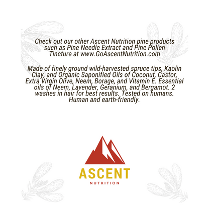 Wild-Harvested Spruce Soap, 6 oz Bar by Ascent Nutrition