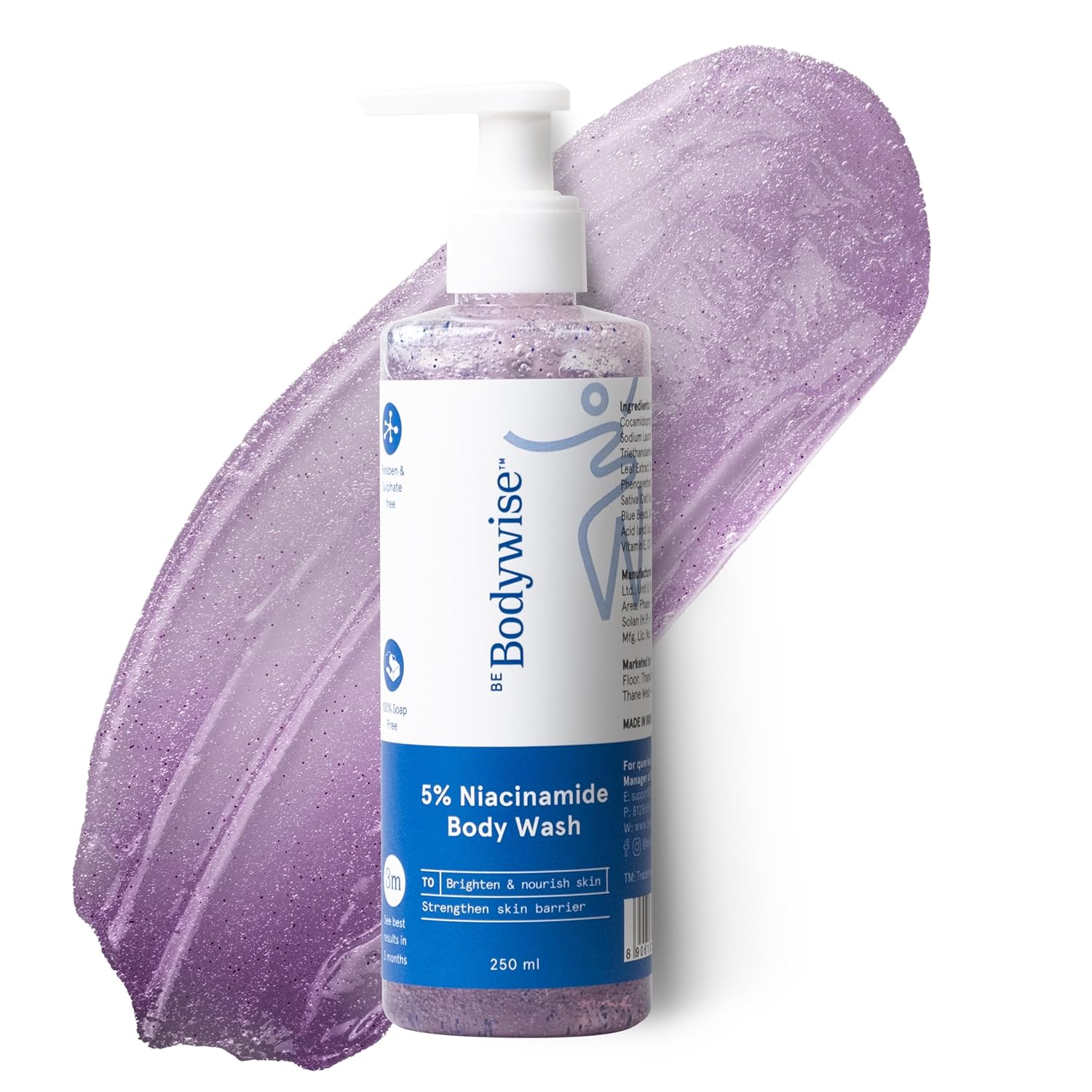 BeBodywise 5% Niacinamide Body Wash