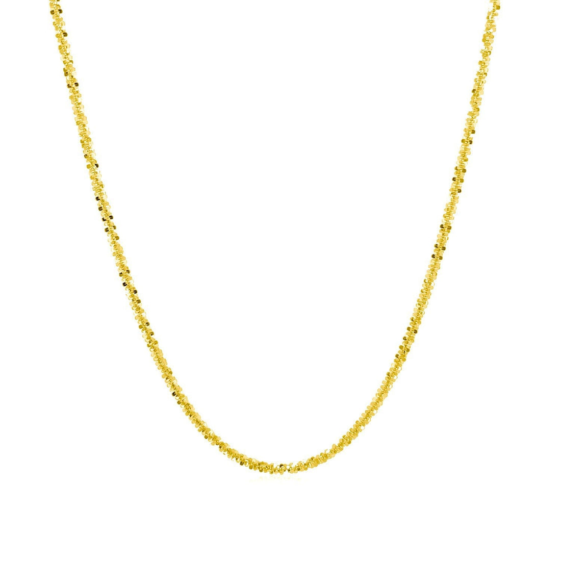 14k Yellow Gold Sparkle Chain 1.5mm by Bids.com