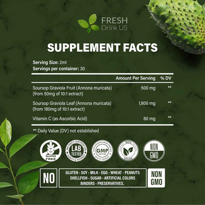 Premium Soursop Graviola Extract Liquid