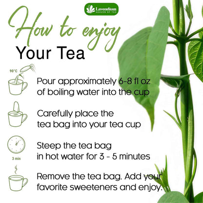 Premium Gymnema Leaf Tea Bags for Diabetics, 100% Natural &amp; Pure from Gymnema Leaves.