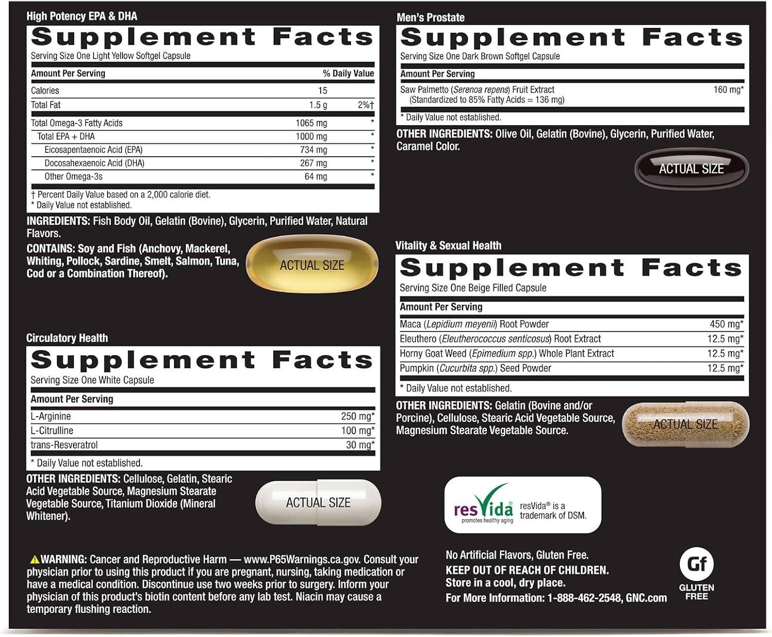 GNC Mega Men® Performance &amp; Vitality Vitapak® Program – 30 Servings by Top Vita Shop