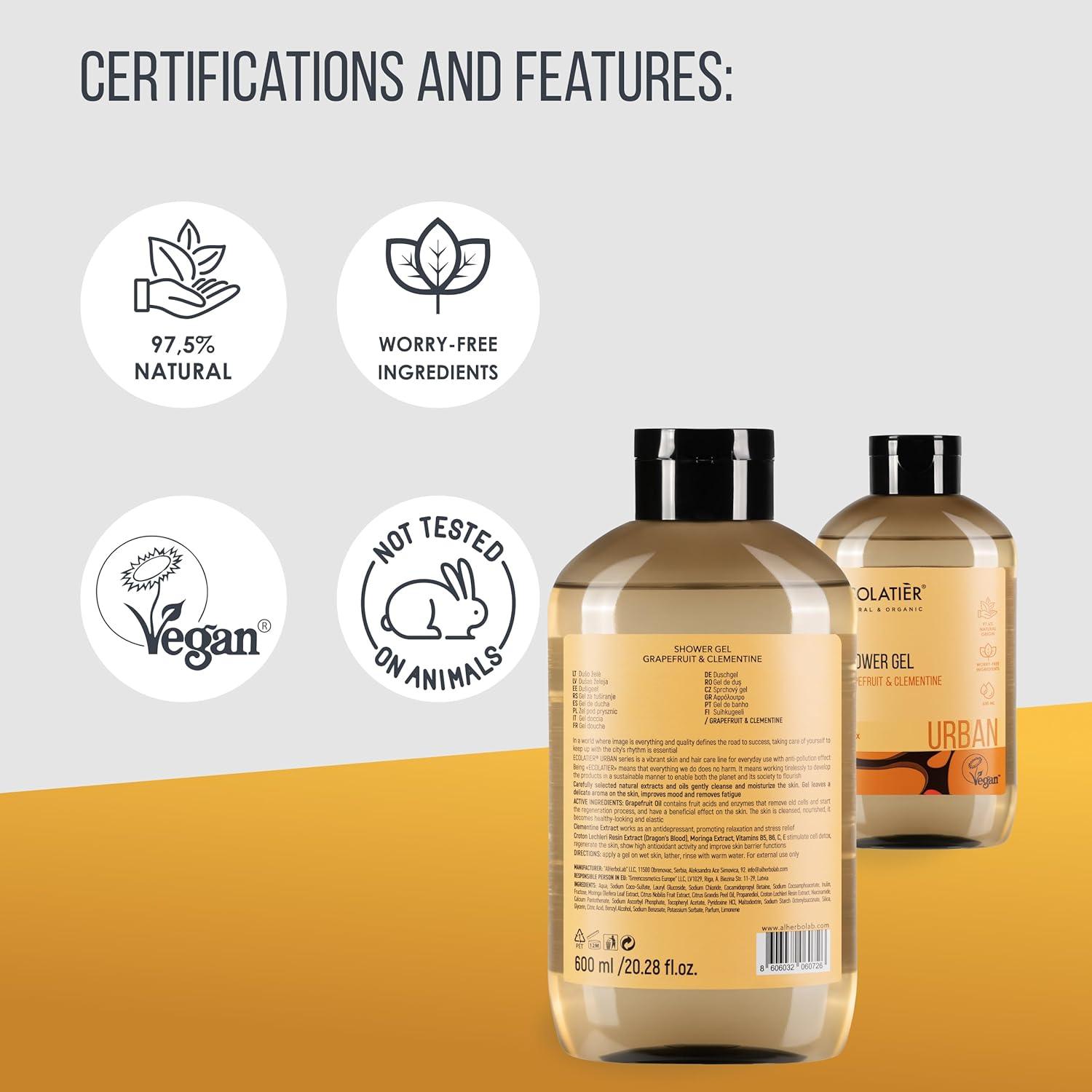 x-Shower Gel Grapefruit &amp; Clementine by Damask Rose