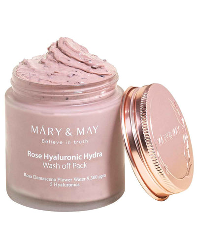 Mary & May Vegan Rose Hyaluronic Hydra Wash Off Pack