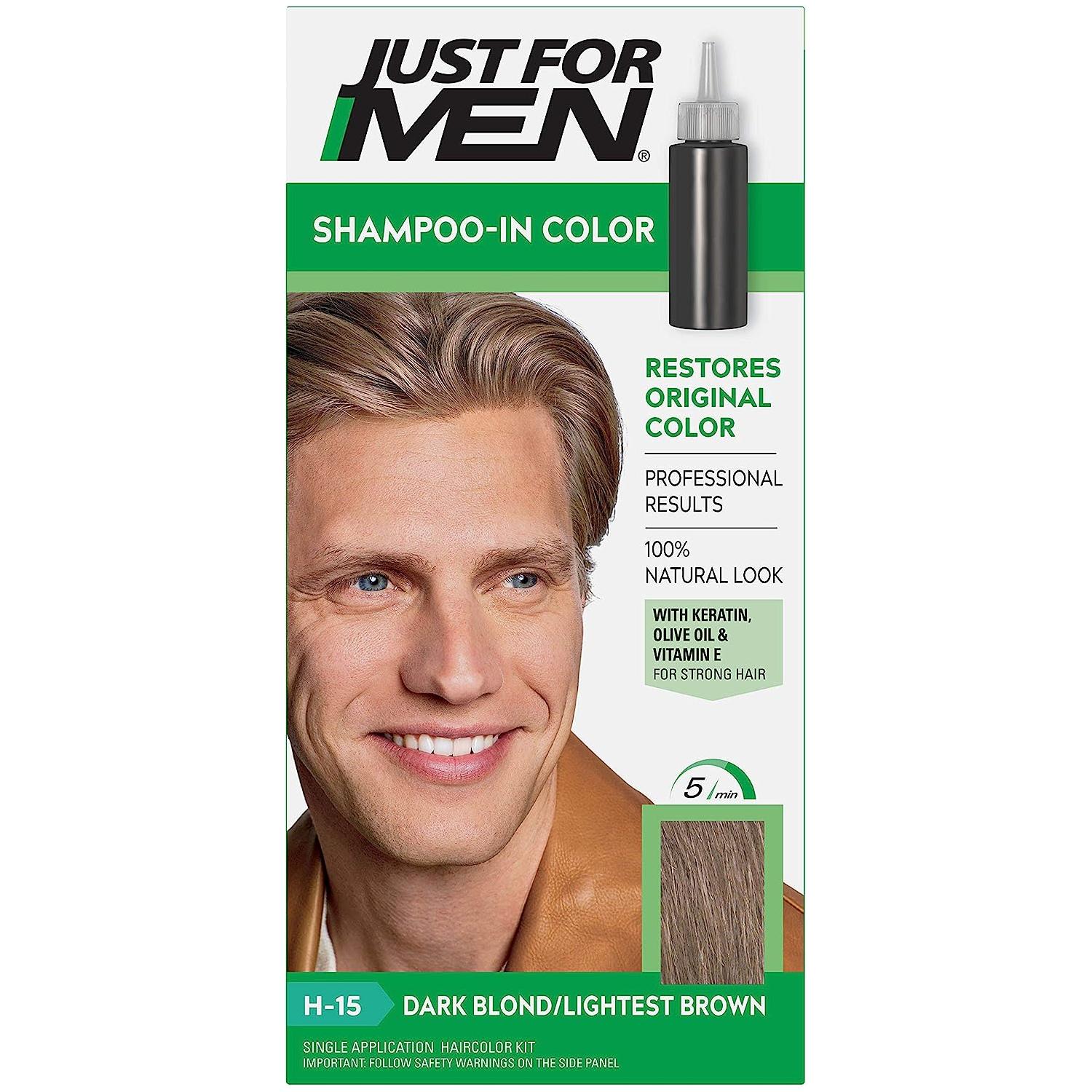 Just for Men Original Formula Dark Blond/Lightest Brown H-15 / 0.5 Oz by Pasteur Pharmacy