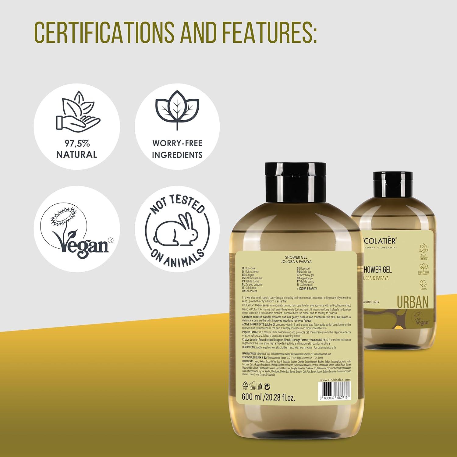x-Shower Gel Jojoba &amp; Papaya by Damask Rose