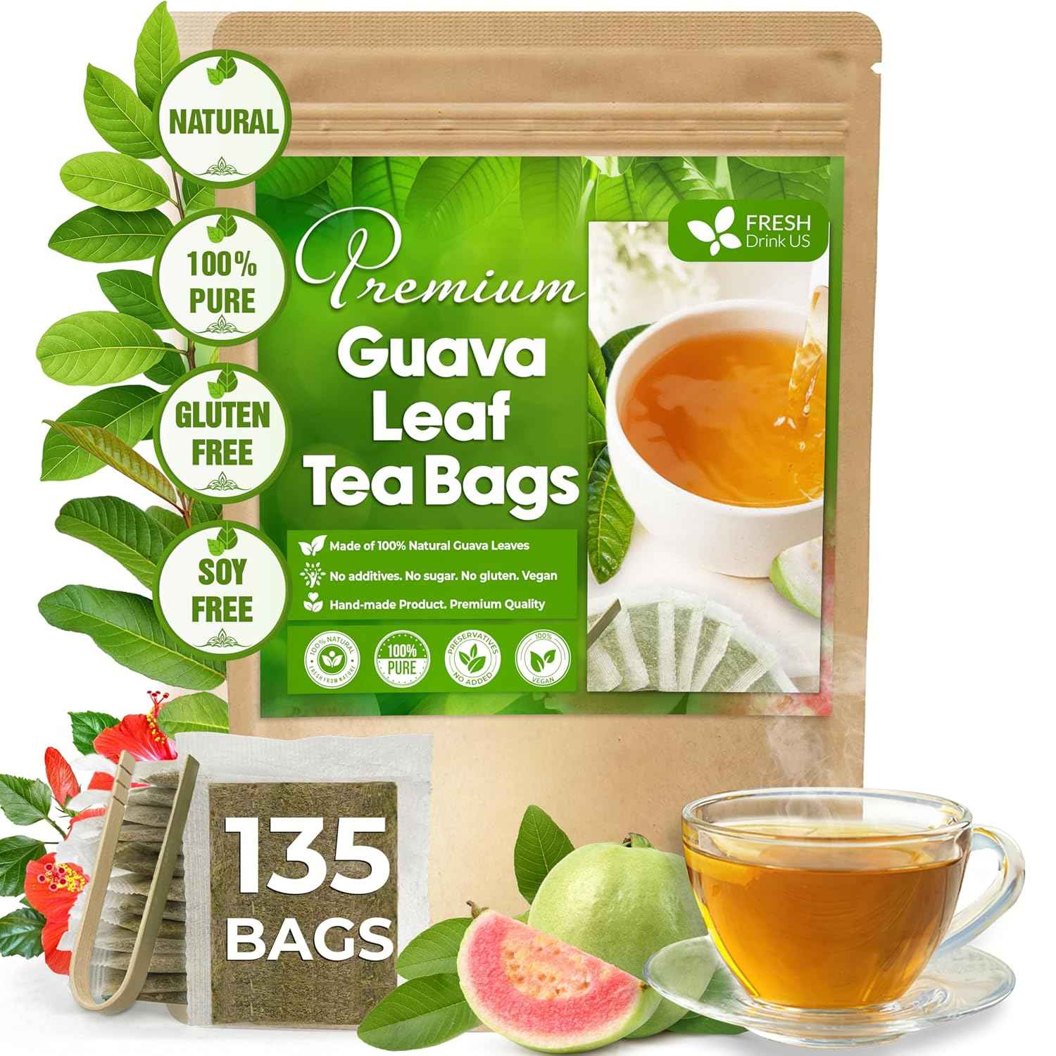 Premium Guava Leaf Tea Bags