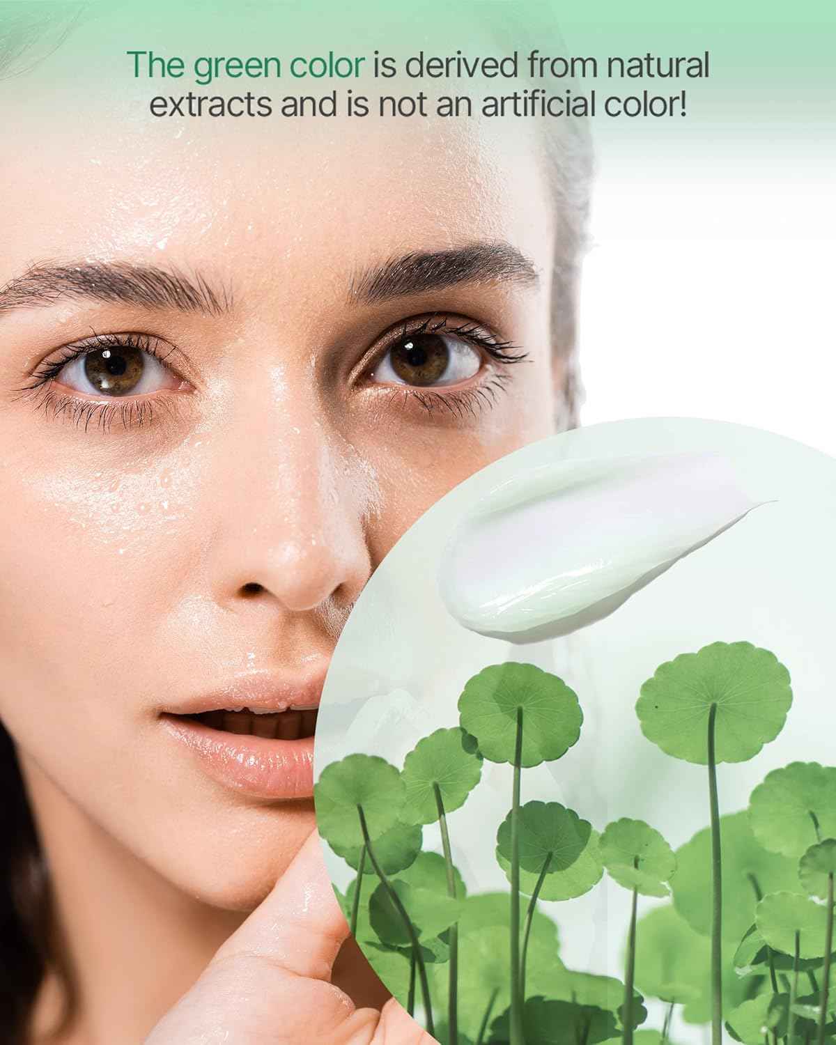 CICA Panthenol Moisturizing Cream | Overnight Face Cream | Soothing, Moisturizing, and Hydrating Facial Mask with Hyaluronic Acid | Korean Skin Care Overnight Moisturizer | 2.70 Fl Oz