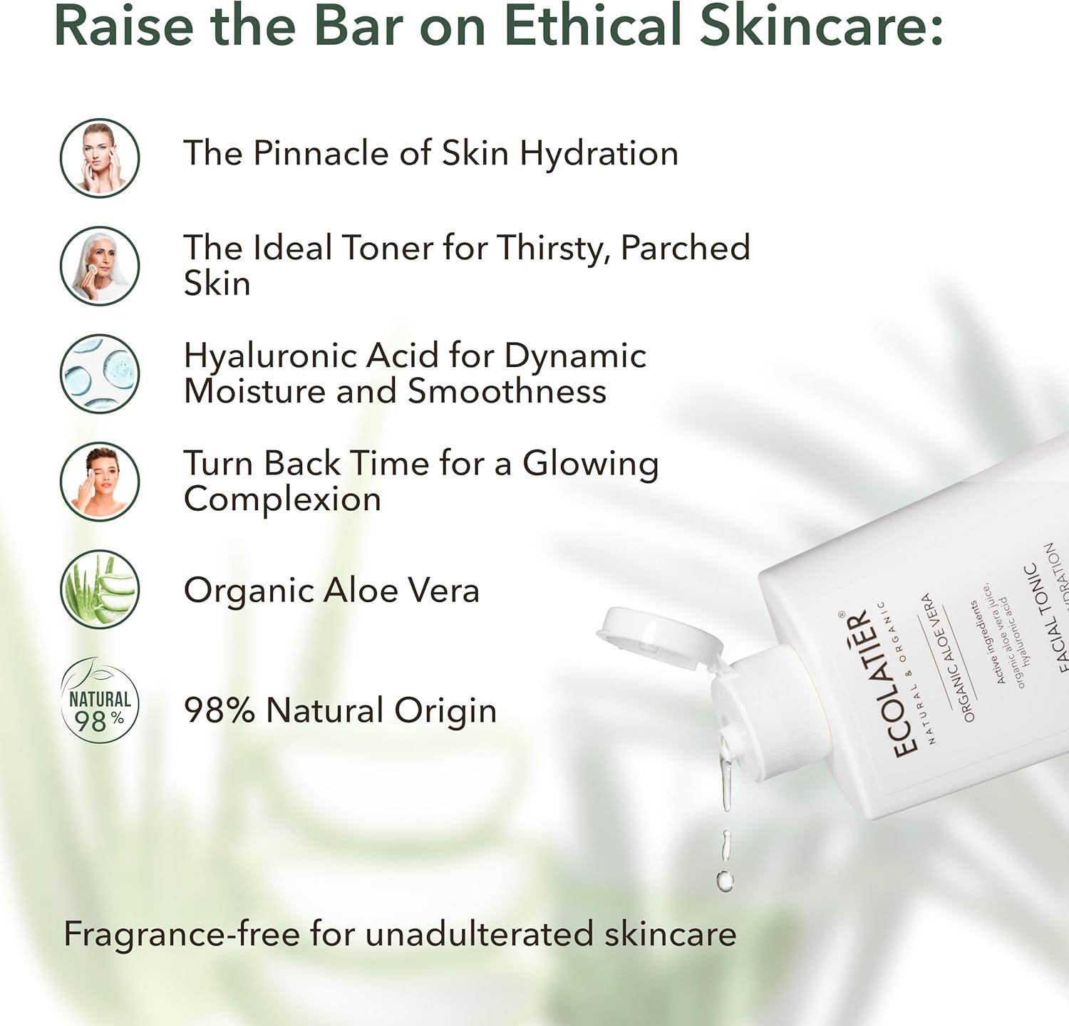 x-Facial Tonic Intense Hydration Organic Aloe Vera by Damask Rose