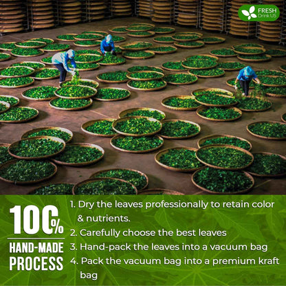 Premium Papaya Dried Leaves,  Papaya Loose Leaf Herbal Tea, No Additives, No Caffeine, Vegan