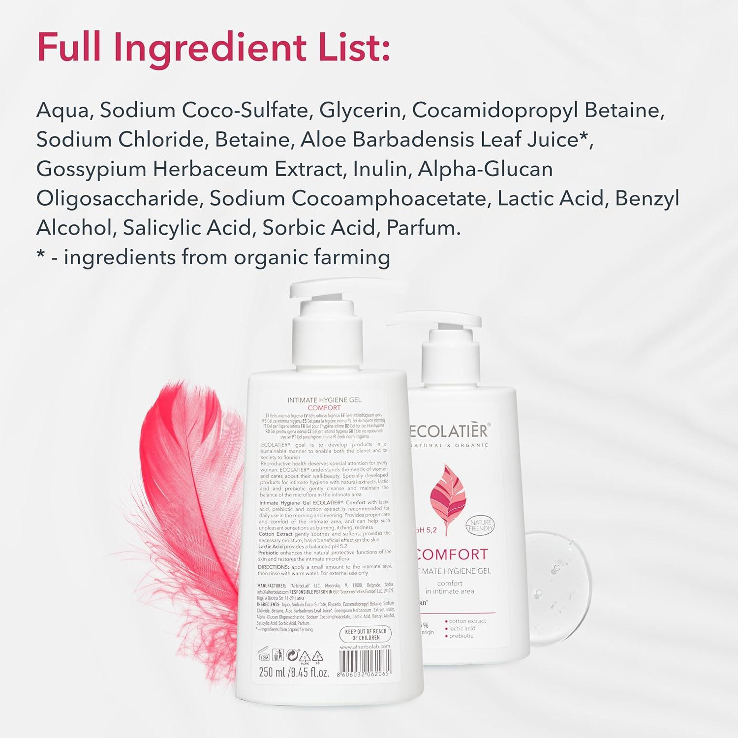 x-Intimate Hygiene Gel Comfort 250 ml by Damask Rose