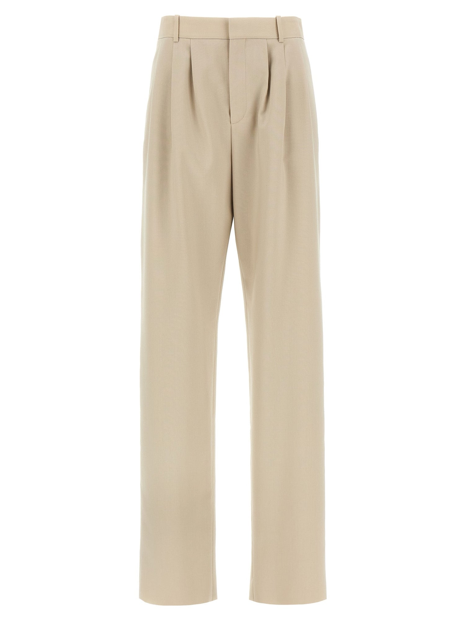 Saint Laurent Women Pleat Pants by Luosophy