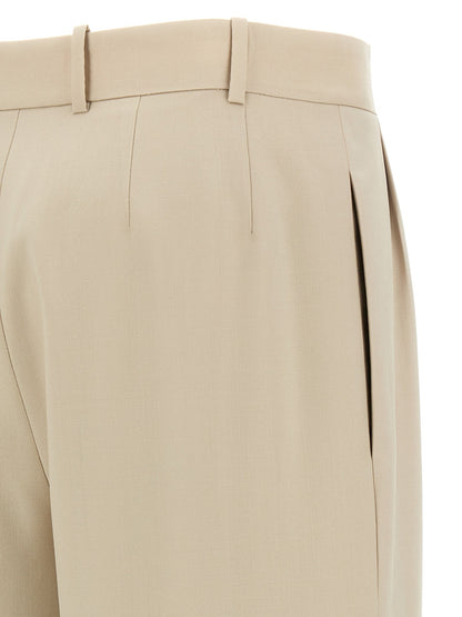 Saint Laurent Women Pleat Pants by Luosophy