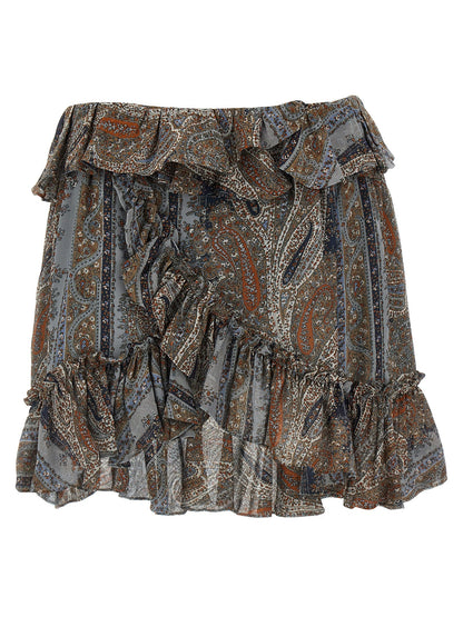Saint Laurent Women All Over Print Skirt by Luosophy