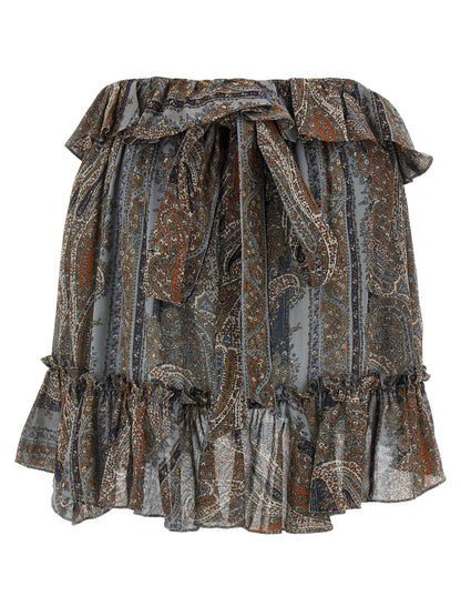 Saint Laurent Women All Over Print Skirt by Luosophy