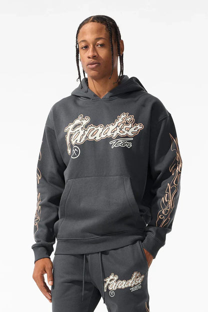 Jordan Craig Paradise Tour Fleece Hoodie - Charcoal by Denim Exchange