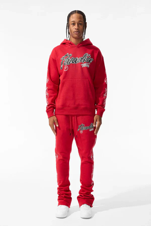 Jordan Craig Paradise Tour Fleece Stacked Joggers - Chicago by Denim Exchange