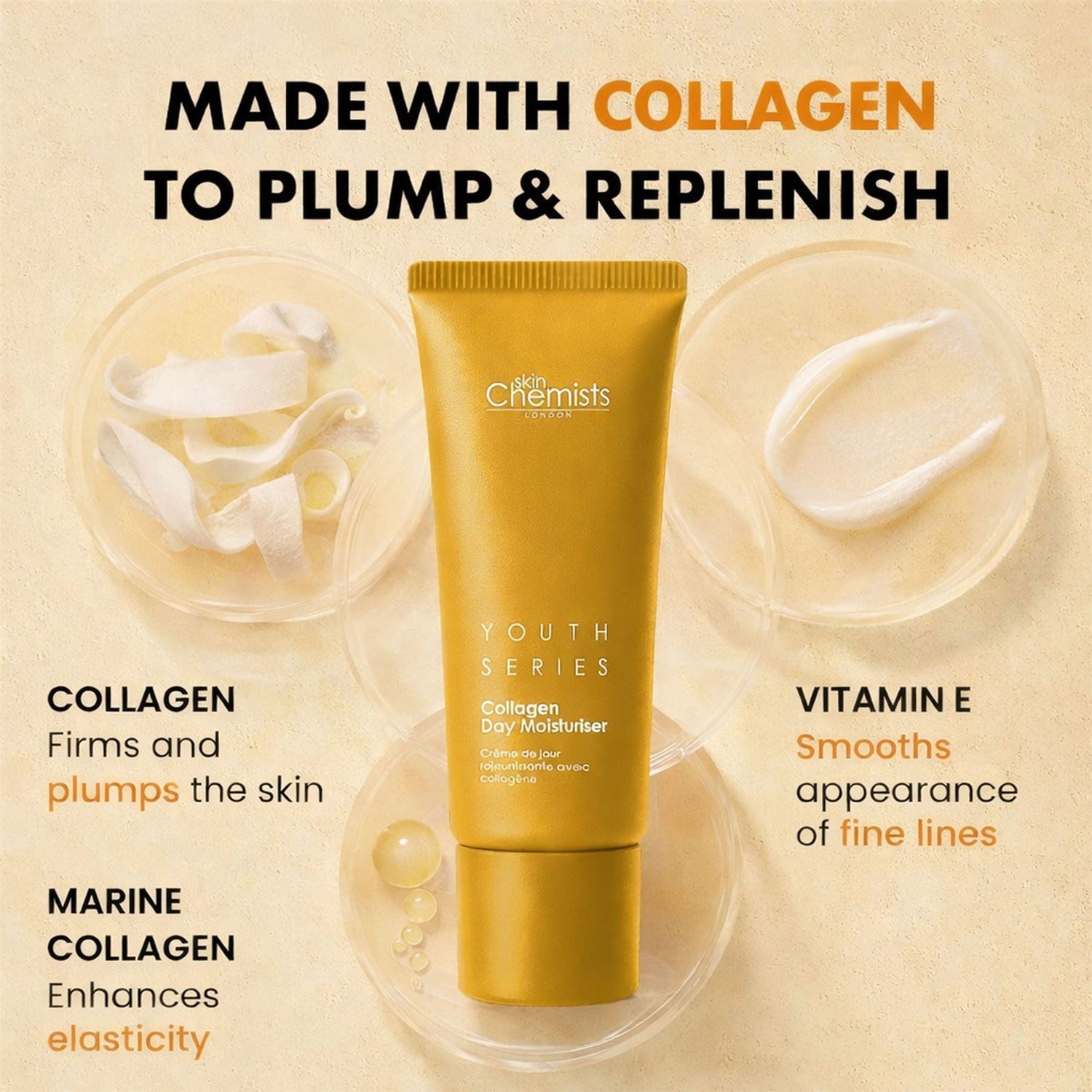 Collagen Day Moisturiser 50ml by skinChemists US