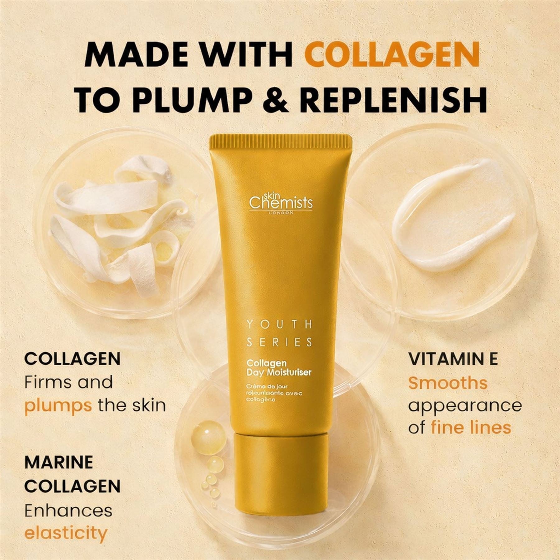 Collagen Day Moisturiser 50ml by skinChemists US