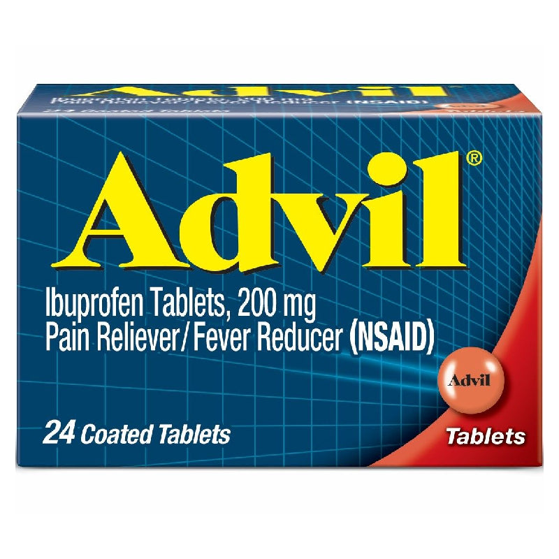 Advil Ibuprofen Pain Reliever/Fever Reducer, 200 Mg Coated Tablets by Pasteur Pharmacy