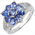 1.65 Carat Genuine Tanzanite .925 Sterling Silver Ring by Bids.com
