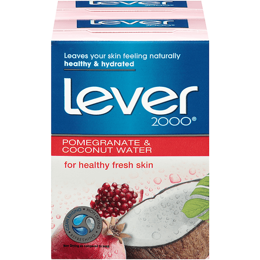 Lever 2000 Pomegranate &amp; Coconut Water Bar Soap 8 Oz. Wrapper