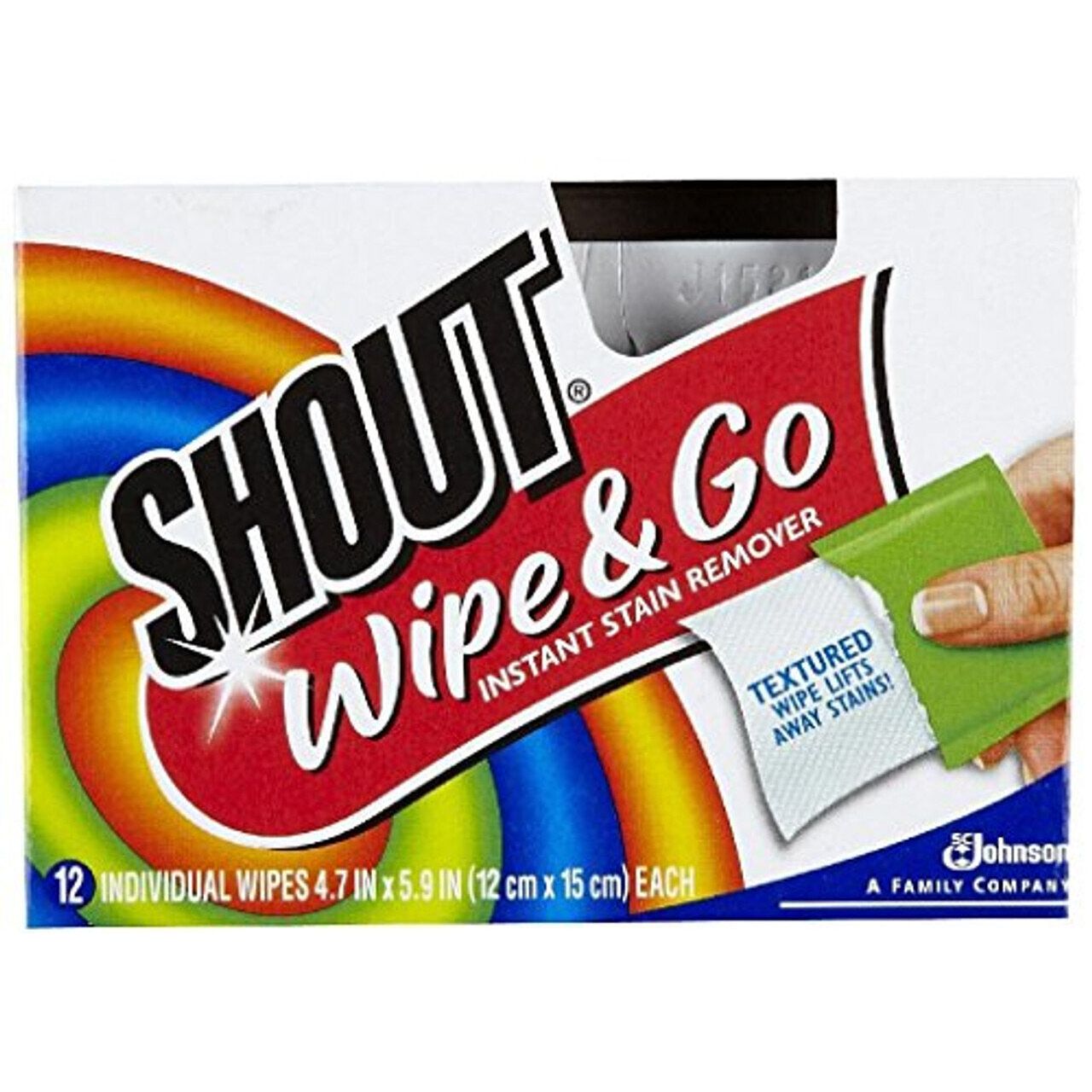 Shout Wipe - Go Instant Stain Remover Wipes 50 ct by Pasteur Pharmacy